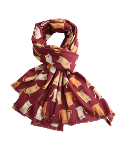 25039 Cats Scarf 