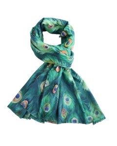25040 Peacock Feathers Scarf