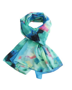 26005 Abstract Flower Scarf