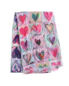 26017 Hearts Scarf