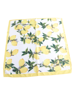 26052 Lemons Square Scarf Cream