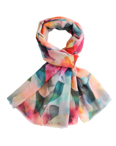 A056 Bright Multi Scarf 