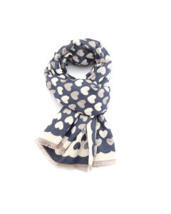 B061 Hearts Scarf