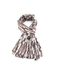 B064 Retro Print Scarf