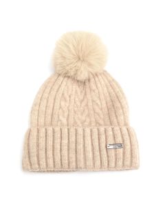 D015 Knit Bobble Hat
