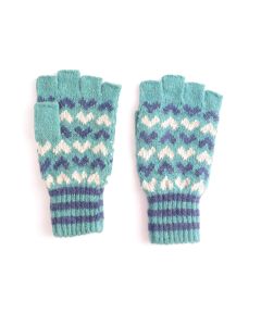 G002 Fingerless Hearts Gloves