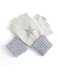 G016 Fingerless Star Gloves