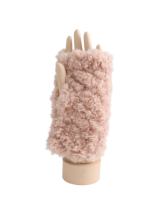 G043 Teddy Fingerless Mittens