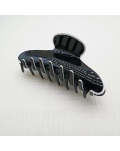 HC1013 Oval Black Hair Claw Clip
