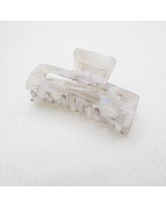 HC1021 Rectangle Silver Hair Claw Clip