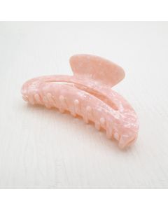 HC1026 Oval Pink Hair Claw Clip