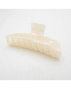 HC1029 Pearl White Hair Claw Clip