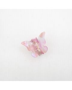 HC1035 Butterfly Pink Hair Claw Clip