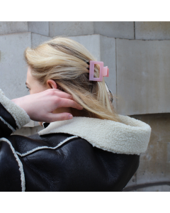 HC1077 Mini Baby Pink Hair Claw Clip