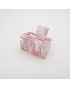 HC1079 Mini Cream Orange Claw Clip