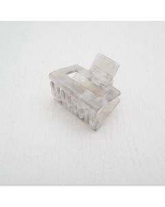 HC1080 Mini Square Silver Claw Clip