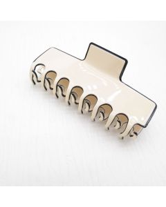 HC1116 Rectangle Cream Hair Claw Clip