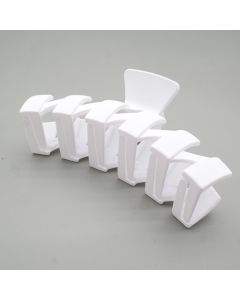 HC1143 Matte Wiggly White Claw Clip