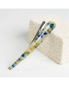 HC1182 Large Green Blue Beak Clip