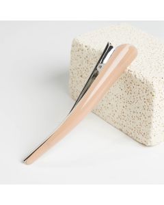HC1187 Large Plain Cream Beak Clip