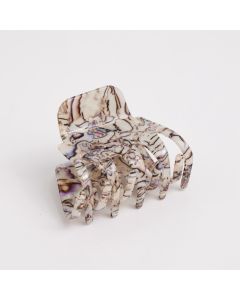 HC1206 Rectangle Silver Hair Claw Clip