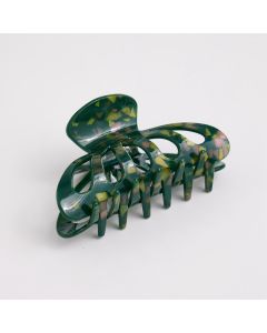 HC1209 Dark Green Hair Claw Clip