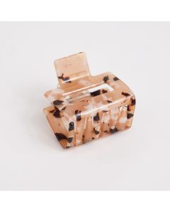 HC1222 Square Beige Hair Claw Clip