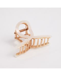 HC1241 Twist Cream Hair Claw Clip