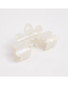 HC1256 White Shimmer Hair Claw