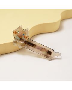 HC1345 Pretty Cat Grey Hair Clip