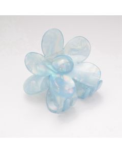 HC1409 Flower Hair Claw Clip Blue