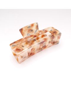 HC1411 Rectangle Hair Claw Clip Orange