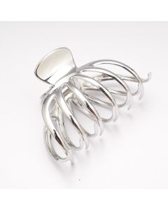 HC1442 Silver Steel Hair Claw Clip