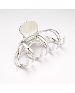 HC1448 Silver Steel Hair Claw Clip