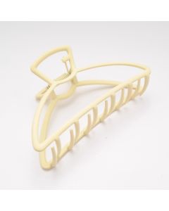 HC1452 Oval Steel Hair Claw Clip Cream