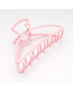 HC1453 Oval Steel Hair Claw Clip Pink
