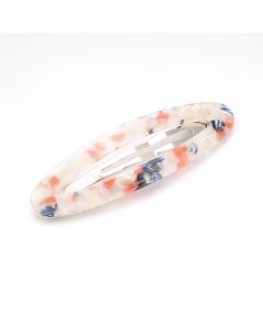 HC1491 Oval Hair Clip Orange