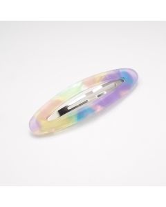 HC1493 Oval Hair Clip Blue