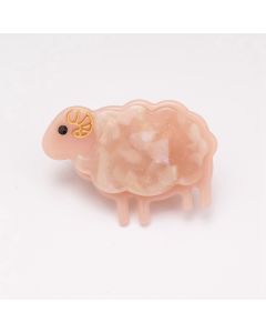 HC1501 Sheep Hair Clip Pink