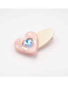HC1512 Heart Hair Clip Pink