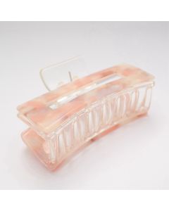 HC1586 Rectangle Hair Claw Clip Pink