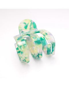 HC1600 M Shaped Hair Claw Clip Green