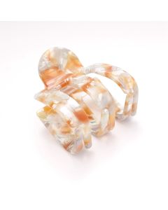 HC1601 M Shaped Hair Claw Clip Silver