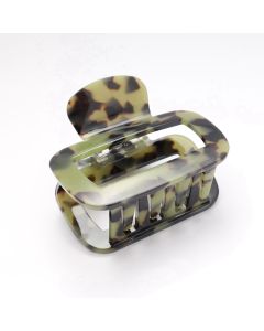 HC1628 Square Hair Claw Clip Green