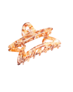 HC1699 Star Hair Claw Clip Brown