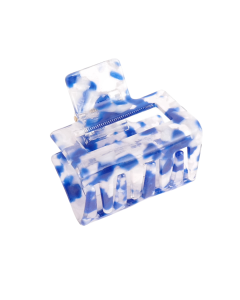 HC1701 Mini Square Hair Claw Clip Blue