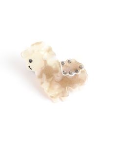 HC1745 Llama Hair Clip Grey