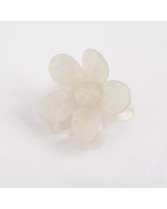 HC1750 Flower Hair Claw Clip Silver