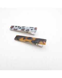 HD1011 Tortoiseshell Leopard Twin Clips