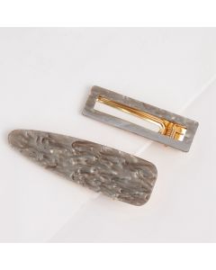 HD1026 Ivory Hair Clips Pack Of Two